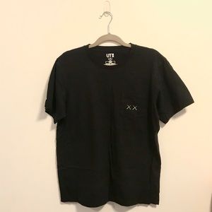 Uniqlo X Kaws Sesame Street UT Black T-Shirt
